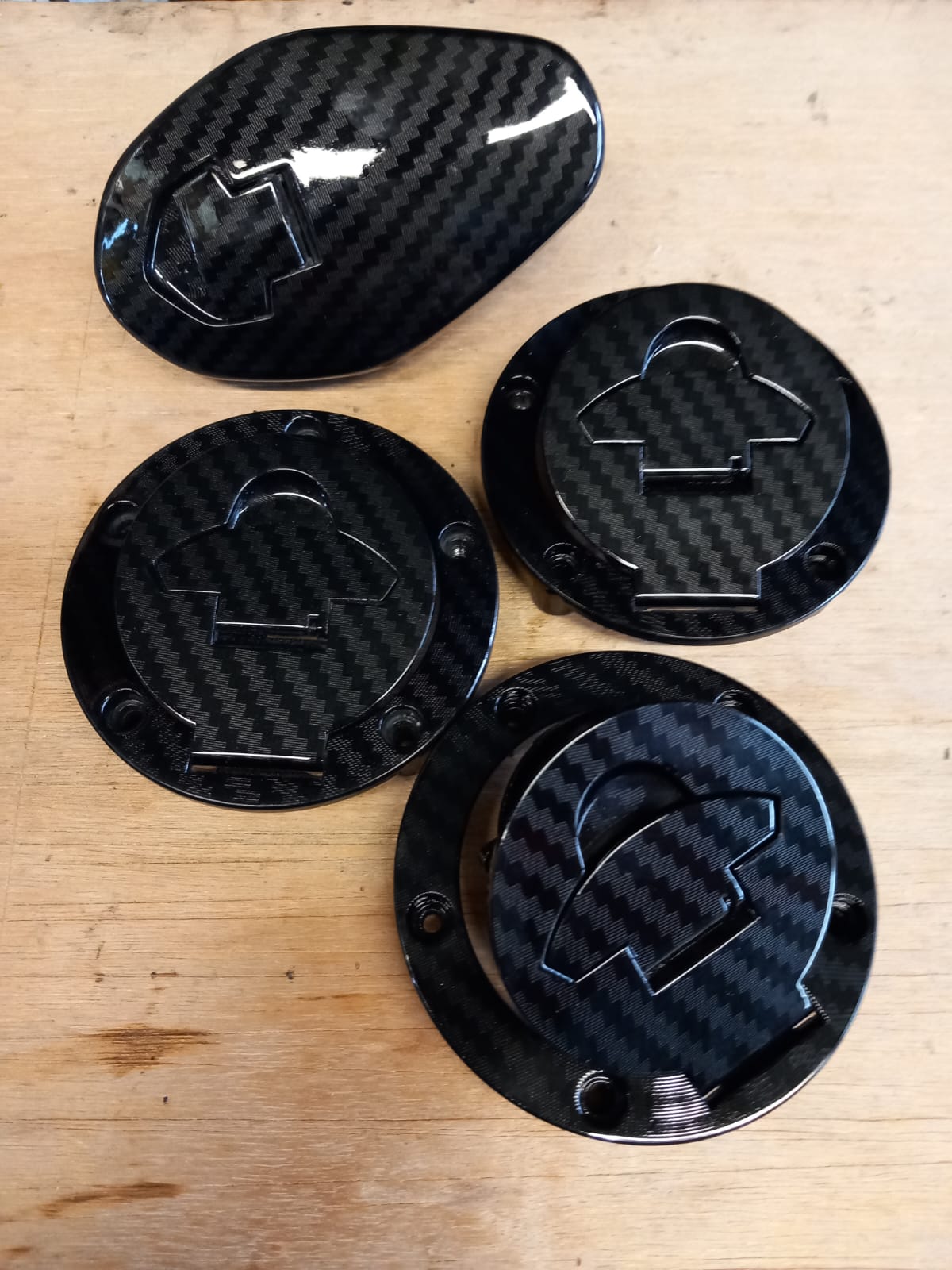 Tappo serbatoio carbon look
