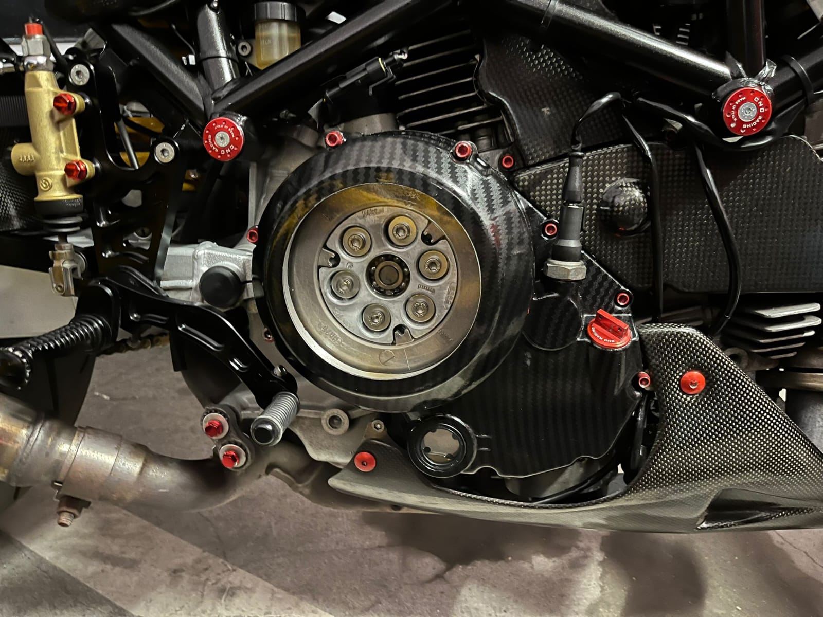 Carter frizione trasparente